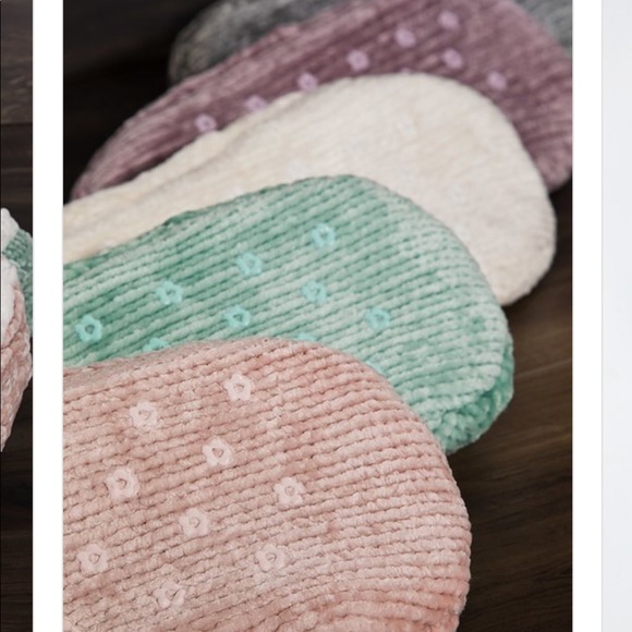 Fleece lined Chenille slippers PINK - Picture 8 of 8